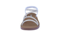 KID'S SHOES SILVER RHINESTONE SANDALS REFORM-101K