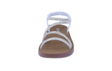 KID'S SHOES SILVER RHINESTONE SANDALS REFORM-101K