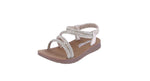 BABY'S SHOES GOLD RHINESTONE/GLITTER SANDALS REFORM-101KA