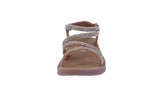 BABY'S SHOES TAN RHINESTONE/GLITTER SANDALS REFORM-101KA