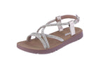 KID'S SHOES GOLD RHINESTONE SANDALS REFORM-103K