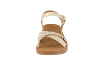 KID'S SHOES GOLD PU/GLITTER SANDAL REFORM-72K