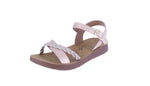 KID'S SHOES ROSE GOLD PU/GLITTER SANDAL REFORM-72K