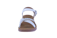 KID'S SHOES SILVER PU/GLITTER SANDAL REFORM-72K