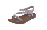 KID'S SHOES ROSE GOLD RHINESTONE SANDALS REFORM-65K