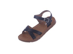 KID'S SHOES BLACK/PU/LEATHER SANDALS REFORM-8K