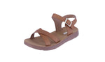 KID'S SHOES TAN PU LEATHER SANDALS REFORM-8K