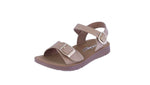 BABY'S SHOES BEIGE PU LEATHER SANDAL REFORM-9KA