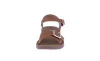 BABY'S SHOES TAN PU LEATHER SANDAL REFORM-9KA