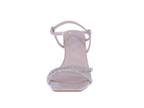 WOMAN'S HEELS NUDE RHINESTONE/PAT REGINA-1