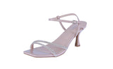 WOMAN'S HEELS NUDE RHINESTONE/PAT REGINA-1