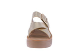 WOMAN'S SHOES GOLD METALLIC SANDALS RESUME