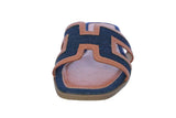 WOMAN'S SHOES BLUE DENIM SANDALS RIO-26