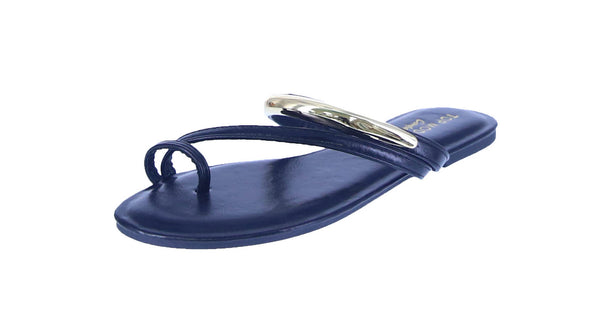 WOMAN'S SHOES BLACK PU LEATHER SANDALS ROBIN-2