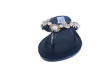 WOMAN'S SHOES BLACK PU LEATHER SANDALS ROBIN-36
