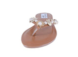 WOMAN'S SHOES TAN PU LEATHER SANDALS ROBIN-36