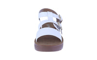 WOMAN'S SHOES WHITE PU LEATHER SANDALS ROBUST-18