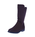 KID'S SHOES BROWN SUEDE BOOTS ROSINA-02K