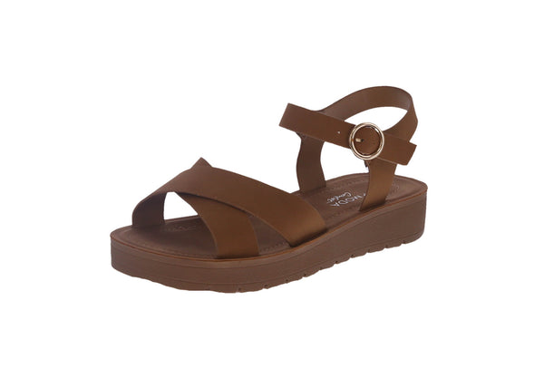 WOMAN'S TAN NUB SANDALS SALVIA-8