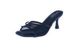 WOMAN'S HEELS BLACK MESH/PU SELENA-7