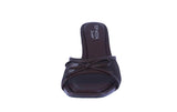 WOMAN'S HEELS BROWN MESH/PU SELENA-7