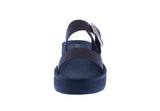 WOMAN'S SHOES BROWN PU LEATHER SANDALS SHANCE
