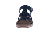 WOMAN'S SHOES BLACK PU LEATHER SANDAL SHINE-50