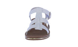 WOMAN'S SHOES IVORY PU LEATHER SANDAL SHINE-50