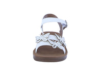 KID'S SHOES WHITE PU LEATHER SANDALS SOL-79K