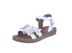 KID'S SHOES WHITE PU LEATHER SANDALS SOL-79K