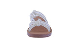 WOMAN'S SHOES SILVER STONE SANDALS SOL-88
