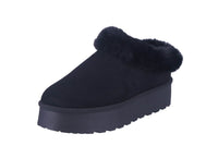 WOMAN'S SHOES TASMAN SLIPPER BLACK SUEDE SOLID-2