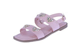 KID'S SHOES BLUSH PU LEATHER SANDALS STANDOUT-20K