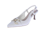WOMAN'S HEELS BEIGE LINEN STEPHY-20
