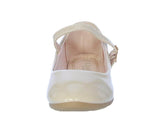 KID'S SHOES BEIGE PAT FLATS SUPPLE-51K