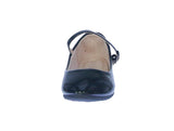 KID'S SHOES BLACK PAT FLATS SUPPLE-51K