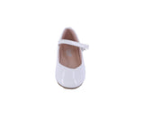 KID'S SHOES WHITE PU/CHAROL FLATS SUPPLE-51KA