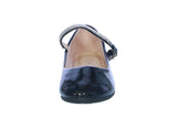 KID'S SHOES BLACK PAT/RHINESTONE FLATS SUPPLE-78K