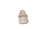 BABY'S SHOES BEIGE PAT/RHINESTONE FLATS SUPPLE-91KA