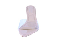 WOMAN'S HEELS NUDE PAT/CLEAR SUSAN-1