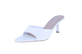 WOMAN'S HEELS WHITE PU SUSAN-1