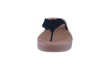 WOMAN'S SHOES BLACK NUB SANDALS SUSIE-50