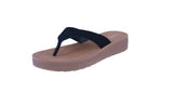 WOMAN'S SHOES BLACK NUB SANDALS SUSIE-50