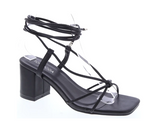 WOMAN'S SHOES BLACK PU HEELS PRAIRE-5