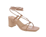 WOMAN'S SHOES CAMEL PU HEELS PRAIRE-5