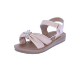 BABY'S SHOES BLUSH PU/RHINESTONE SANDAL TAMERA-36A
