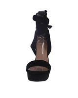 WOMAN'S SHOES BLACK SUEDE HEELS TASTE-92