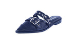 WOMAN'S FLATS BLACK PU LEATHER USUAL
