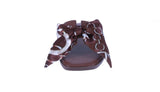 WOMAN'S SHOES BROWN PU LEATHER SANDALS VESTA-66