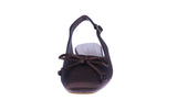 WOMAN'S FLATS BROWN SATIN JAMIE-63